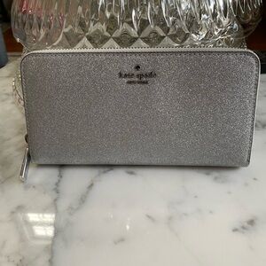 Kate Spade Shimmering Silver Wallet